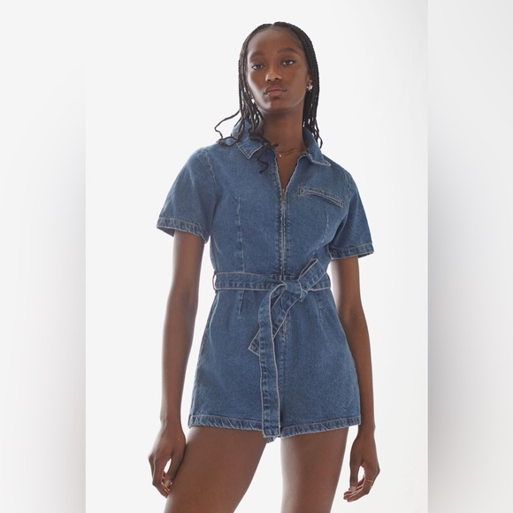 Urban Outfitters Blue Denim Women's Romper - Picture 2 of 5